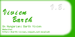 vivien barth business card